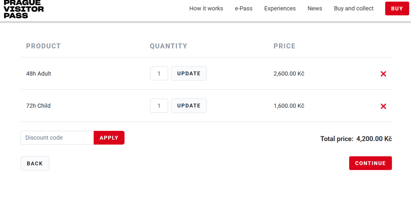 Prague Visitor Pass kod rabatowy
